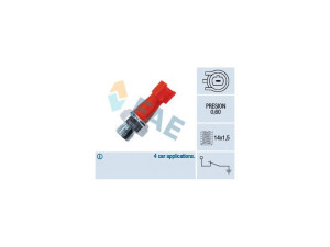 12431 (FAE) Датчик давления маслаFiat Ducato 06-14 Peugeot Boxer 06-14 Citroen Jumper 06-14