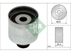 532 0349 10 (INA) Ролик ГРМ паразитныйVW Golf VI 09-14 Audi A4 04-08 Skoda Octavia A5 04-13