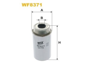 WF8371 (WIX FILTERS) Фильтр топливныйFord Transit 06-14