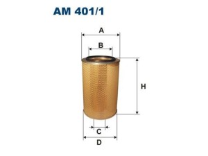 AM401/1 (FILTRON) Фильтр воздушныйIveco EuroCargo I-III 91-15 MAN M90 88-96 Neoplan Centroliner 97-09