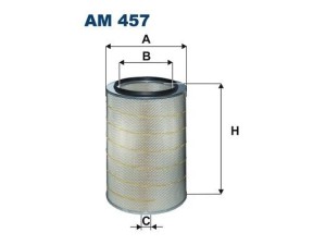 AM457 (FILTRON) Фильтр воздушныйIveco EuroTech 92-02 Iveco EuroStar 93-02 Iveco Stralis 02-22