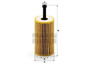 HU612X (MANN-FILTER) Фильтр масляныйPeugeot 206 98-12 Peugeot 307 01-11 Citroen Berlingo 96-08