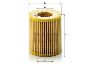 HU711/4X (MANN-FILTER) Фильтр масляныйFiat Grande Punto 05-10 Opel Astra H 04-14 Suzuki SX-4 06-14