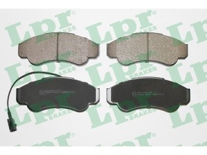 05P967 (LPR) Колодки тормозные дисковые передниеFiat Ducato 02-06 Peugeot Boxer 02-06 Citroen Jumper 02-06