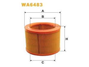 WA6483 (WIX FILTERS) Фильтр воздушныйPeugeot 306 93-02 Peugeot Partner 96-08 Citroen Berlingo 96-08