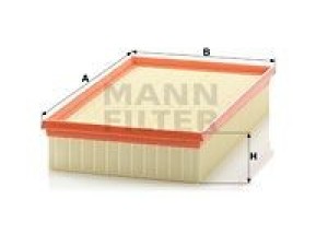 C32191 (MANN-FILTER) Фильтр воздушныйVW Transporter T6 16- VW Transporter T5 03-15