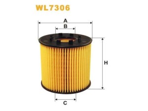 WL7306 (WIX FILTERS) Фильтр масляныйRenault Trafic 00-14 Nissan Interstar 01-10 Opel Vivaro 01-14