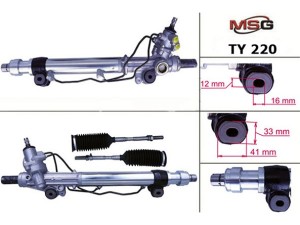 TY220 (MSG) Рулевая рейка с ГУРToyota 4Runner 02-09 Toyota Land Cruiser Prado 120 03-09 Lexus GX 02-09