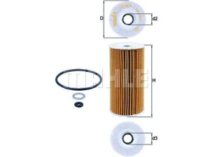 OX424DOEKO (KNECHT) Фильтр масляныйHyundai Elantra HD 06-11 Hyundai i-30 07-12 Kia Rio 06-11