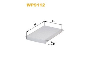 WP9112 (WIX FILTERS) Фильтр салонаPeugeot 308 (T7) 07-19 Citroen C4 04-11 DS DS4 15-18