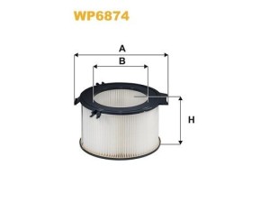 WP6874 (WIX FILTERS) Фильтр салонаVW Transporter T4 90-03