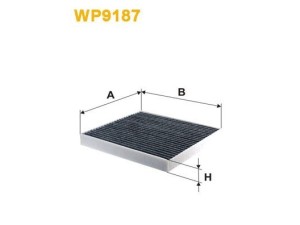 WP9187 (WIX FILTERS) Фильтр салона угольныйMazda CX-7 06-12 Mazda 6 02-07 Mazda 6 08-12