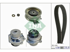 530 0171 31 (INA) Комплект ГРМ ремень ролик помпаVW Golf VI 09-14 Audi A4 04-08 Skoda Octavia A5 04-13