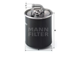 WK842/17 (MANN-FILTER) Фільтр паливнийMercedes-Benz A-Class W168 97-04 Mercedes-Benz Vaneo 01-05