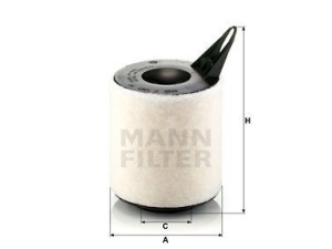 C1361 (MANN-FILTER) Фильтр воздушныйBMW 3 E90-93 05-12 BMW X1 E84 09-15 BMW 1 E81-88 04-11