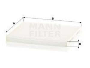 CU24004 (MANN-FILTER) Фильтр салонаHyundai Tucson 15-21 Hyundai IX35 13-15 Kia Sportage 10-15