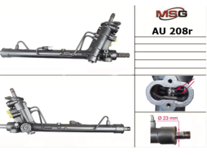 AU208R (TRW) Рульова рейка з ГУРVW Polo 02-09 Audi A2 00-05 Skoda Fabia I 99-07