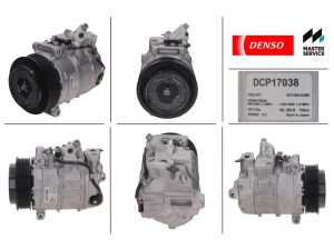 DCP17038 (DENSO) Компрессор кондиционераMercedes-Benz CLK W209 02-10 Mercedes-Benz CLC 08-11 Mercedes-Benz E-Class W212 09-16