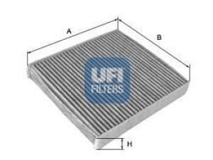 54.103.00 (UFI) Фильтр салонаFiat Bravo 07-16 Fiat Stilo 01-10 Lancia Delta 08-14