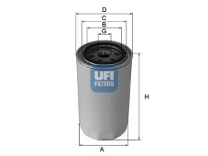 23.124.01 (UFI) Фильтр масляный