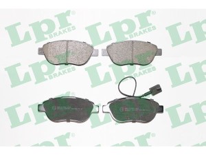 05P764 (LPR) Колодки тормозные дисковые передниеFiat Doblo 00-09 Fiat Doblo 09-15 Lancia Musa 04-12