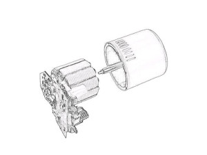 PE301OUMOTOR (HPI) Ротор насоса ЭГУРPeugeot 307 01-11 Citroen C4 04-11