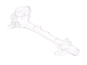 ME408.NLR0.BDOU (MSG) Корпус рулевой рейки ЭУРMercedes-Benz S-Class W222 13-20
