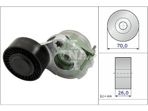 534 0470 10 (INA) Натяжитель ремняVW Touareg 10-18 Audi A6 11-18 Porsche Cayenne 10-17