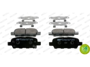 FDB1693 (FERODO) Колодки тормозные дисковые задниеNissan Qashqai 07-14 Suzuki Grand Vitara 06-17 Infiniti FX 03-08