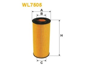 WL7505 (WIX FILTERS) Фильтр масляныйVW Touareg 10-18 Audi A6 11-18 Porsche Cayenne 10-17