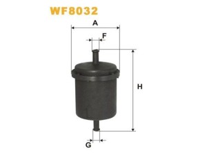 WF8032 (WIX FILTERS) Фильтр топливныйFiat Punto 93-99 Fiat Fiorino 88-00 Lancia Dedra 89-99