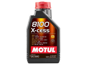 368201 (MOTUL) Масло моторное 5W-40 синтетика 1 л MOTUL 8100 X-Cess gen2