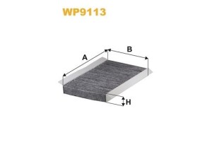 WP9113 (WIX FILTERS) Фильтр салона угольныйPeugeot 308 (T7) 07-19 Citroen C4 04-11 DS DS4 15-18