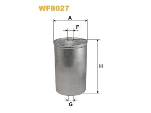 WF8027 (WIX FILTERS) Фильтр топливныйVW Golf II 83-92 SAAB 9-3 98-03