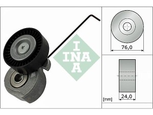 534 0324 10 (INA) Натягувач ременя в зборіVolvo S80 06-16 Volvo V70 07-16 Land Rover Freelander 06-14