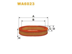 WA6023 (WIX FILTERS) Фильтр воздушный