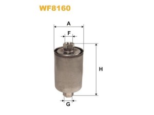 WF8160 (WIX FILTERS) Фільтр паливнийLand Rover Freelander 96-06