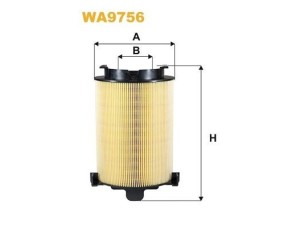 WA9445 (WIX FILTERS) Фильтр воздушныйVW Passat B7 10-15 Audi A3 03-12 Skoda Octavia A5 04-13