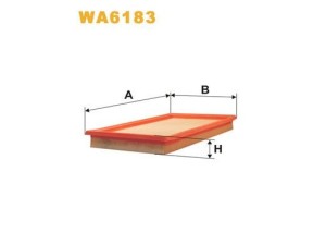 WA6183 (WIX FILTERS) Фильтр воздушный