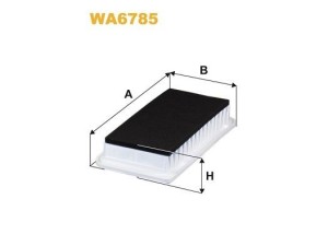 WA6785 (WIX FILTERS) Фільтр повітрянийToyota Corolla 02-07 Toyota Avensis 03-10 Subaru BRZ 12-20