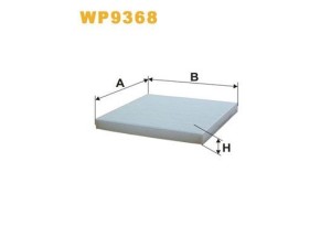 WP9368 (WIX FILTERS) Фільтр салонуFiat Ducato 06-14 Peugeot Boxer 06-14 Citroen Jumper 06-14