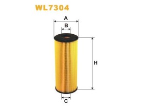 WL7304 (WIX FILTERS) Фильтр масляныйVW LT28-55 96-06 Mercedes-Benz G-Class W463 90-18 SsangYong Rexton 06-12