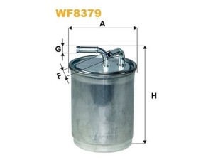 WF8379 (WIX FILTERS) Фильтр топливныйVW Polo 09-18 Audi A1 10-18 Skoda Fabia II 07-14