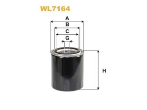 WL7164 (WIX FILTERS) Фильтр масляныйVolvo XC70 07-16