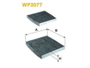 WP2077 (WIX FILTERS) Фильтр салона угольныйBMW X4 F26 14-17 BMW X3 F25 10-17