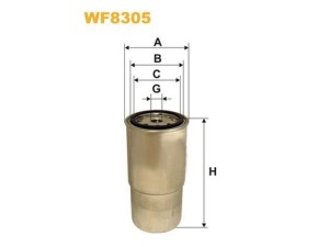 WF8305 (WIX FILTERS) Фильтр топливныйHyundai Trajet FO 00-08 Hyundai Santa FE 00-06 Hyundai Elantra XD 00-06