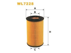 WL7228 (WIX FILTERS) Фильтр масляныйOpel Vectra C 02-08 Opel Astra G 98-05 SAAB 9-3 02-11