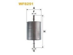 WF8251 (WIX FILTERS) Фильтр топливныйFord Mondeo III 00-07 Ford Transit 06-14