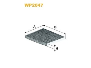 WP2047 (WIX FILTERS) Фильтр салона угольныйHyundai Elantra HD 06-11 Hyundai Elantra MD 11-16 Kia Ceed 12-19