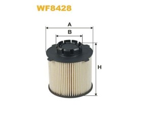 WF8428 (WIX FILTERS) Фильтр топливныйOpel Astra J 10-15 Chevrolet Cruze 09-17 Cadillac BLS 05-09